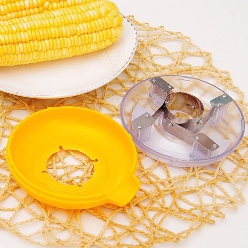 Creativity Kitchen Tool Round Shape Corn Peelers Corn Grain Separator Corn Stripping (Round)
