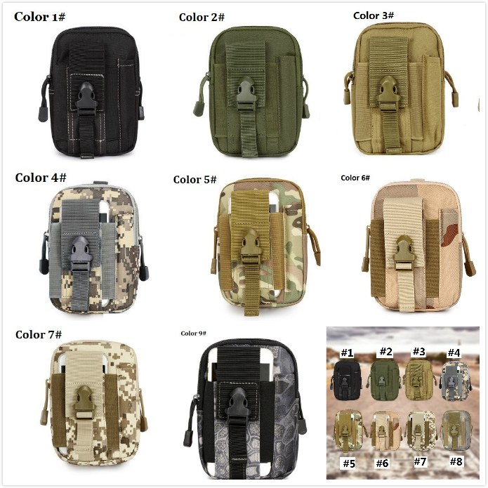 2020 Hot Military Tactical Molle Pouch Belt Waist Waist Fanny Pack Phone Pocket