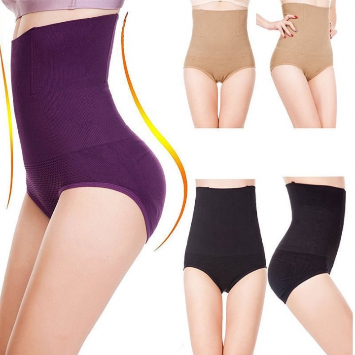1PC Women High Waist Shaper Slim Tummy Underwear Control Briefs Shapewear Panty Body