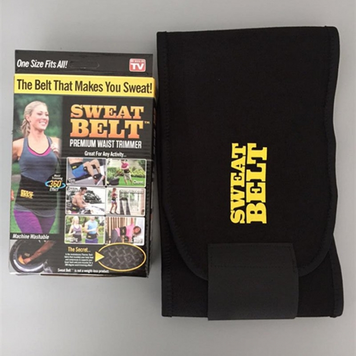 Fashion Sweat Belt Waist Trimmer Weight Loss Fat Burner Tummy Stomach Sweatband
