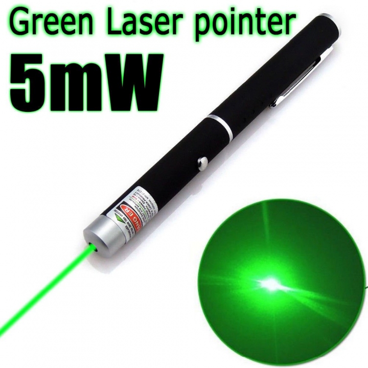 Powerful 5mW 532nm Green Beam Laser Pointer Pen Light