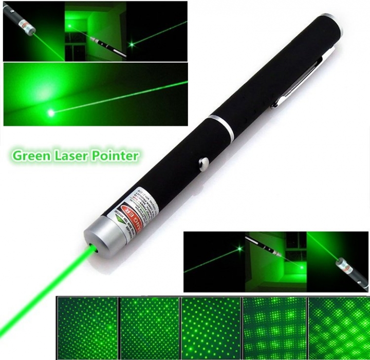 Powerful 5mW 532nm Green Beam Laser Pointer Pen Light