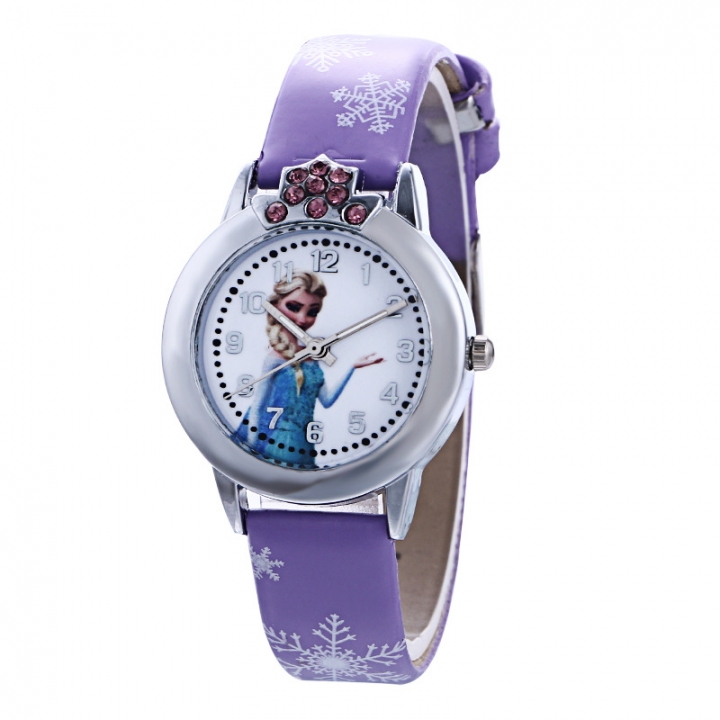Cartoon Children Watch Princess Watches Fashion Kids