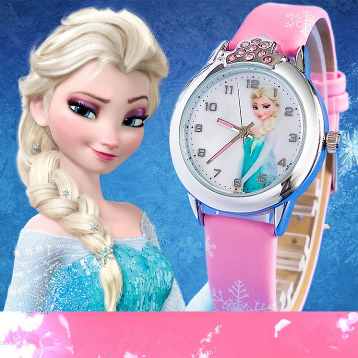 Cartoon Children Watch Princess Watches Fashion Kids