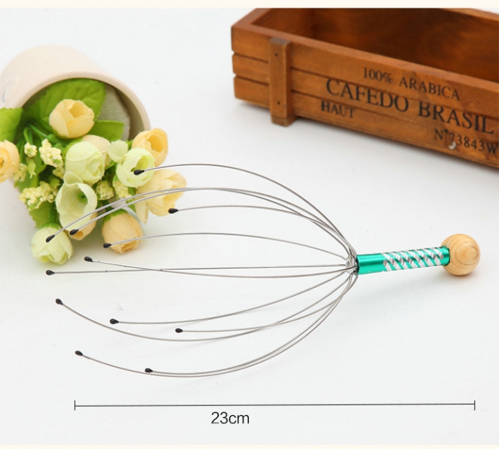 3pcs Anti-stress Scores Of Pains Octopus Head Head Skin Care Neck Relief Stress Relaxing Claw