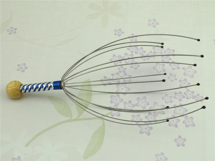 3pcs Anti-stress Scores Of Pains Octopus Head Head Skin Care Neck Relief Stress Relaxing Claw