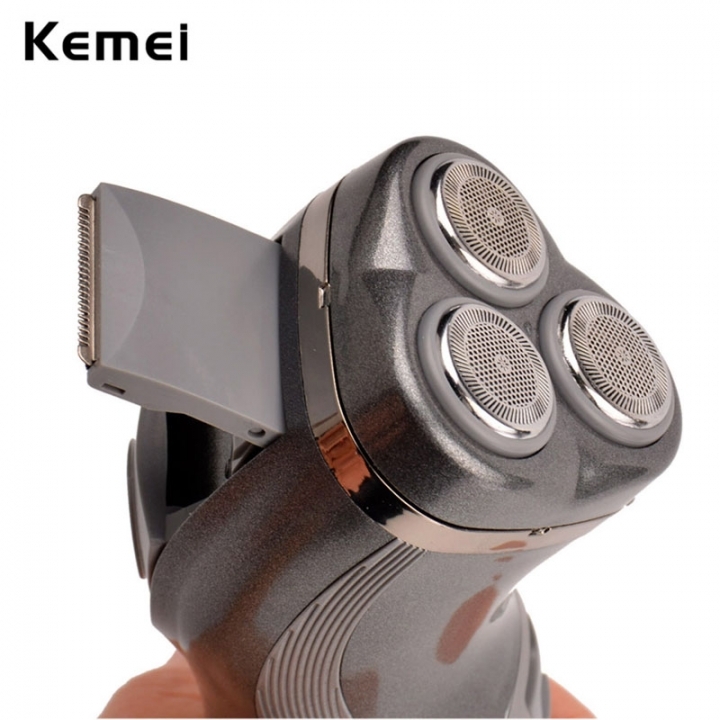 Kemei 3D Floating Rechargeable Men Electric Shaver Razor Face Care Three Blade Beard Trimmer
