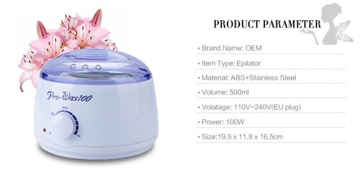 Professional Warmer Wax Heater Epilator 500ml Mini SPA Hand Feet Paraffin Wax machine