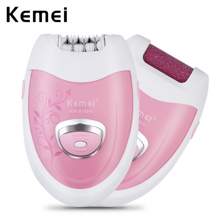 2 in 1 Rechargeable Electric Epilator Cordless Hair Remover Skin Care Lady Epilator