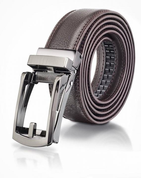 Hot Bids Leather With Steel Brown And Black For Men As Seen As On TV