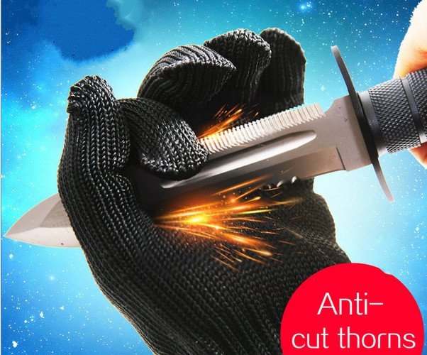 Anti Cutting Gloves Strengthen Protect Safety Self Defense Cut Breathable Work Gloves Labor Glove