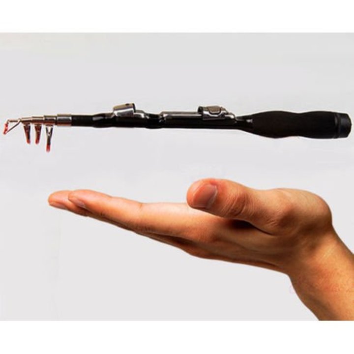 Mini Portable Pocket Pen Shape Fishing Rod Pole Waterproof and anti-corrosion（1.5M）