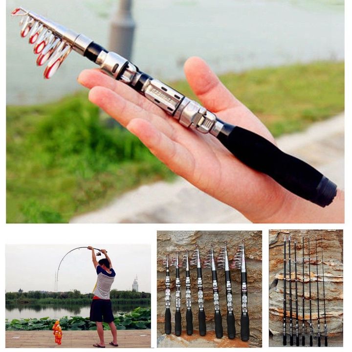 Mini Portable Pocket Pen Shape Fishing Rod Pole Waterproof and anti-corrosion（1.5M）