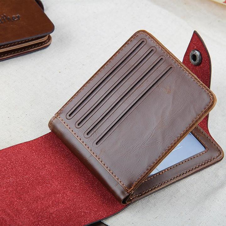 Vintage Leather Men Wallets Hollow Out Male Purse Clutch Hasp Male Money Bag Slim Wallet Coin Pocket