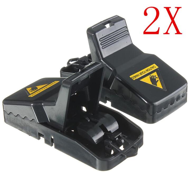 2Pcs High Qulity Reusable Rat Catching Mice Mouse Traps Mousetrap Bait Snap Spring Rodent Catcher