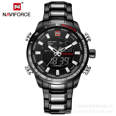 NAVIFORCE Mens Quartz Analog Watch Luxury Fashion Sport Wristwatch Waterproof Stainless Male Watches