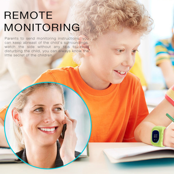 Q50 passometer kids baby smart watch with GPS second generation chip SOS Call Location Finder