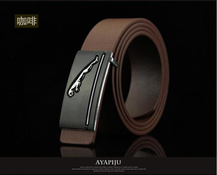 High Quality Luxury Cow Genuine Fashion Men`s Belts Strap Automatic Buckle Cinto Masculino