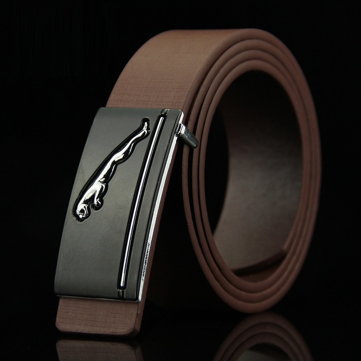 High Quality Luxury Cow Genuine Fashion Men`s Belts Strap Automatic Buckle Cinto Masculino