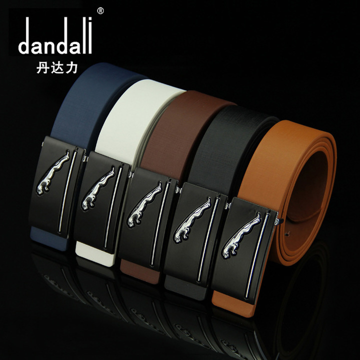 High Quality Luxury Cow Genuine Fashion Men`s Belts Strap Automatic Buckle Cinto Masculino