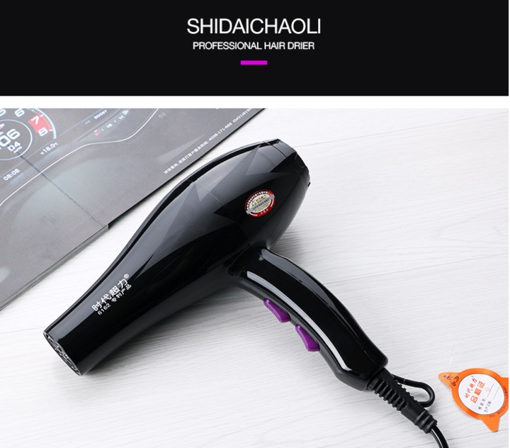 5-speed Purple Light Anion Ceramic Ionic Fast Styling Blow Dryer Hair Drier +full tools