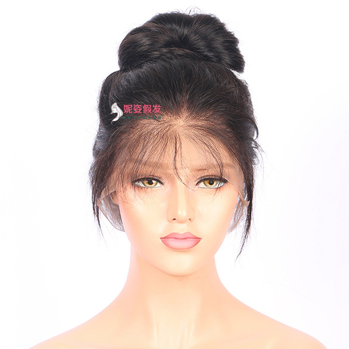 Queenlike Products Human Hair Wigs Weave High Quality Non Remy Brazilian Straight Hair Black 26inch