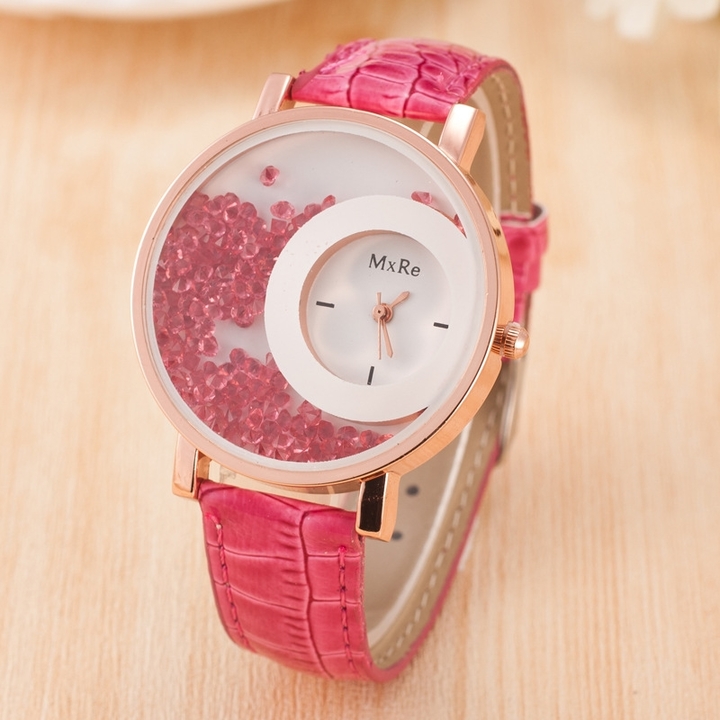 SKMEI Women Fashion Watch Stainless Steel Strap Quartz Watch Ladies Waterproof Casual Wristwatch