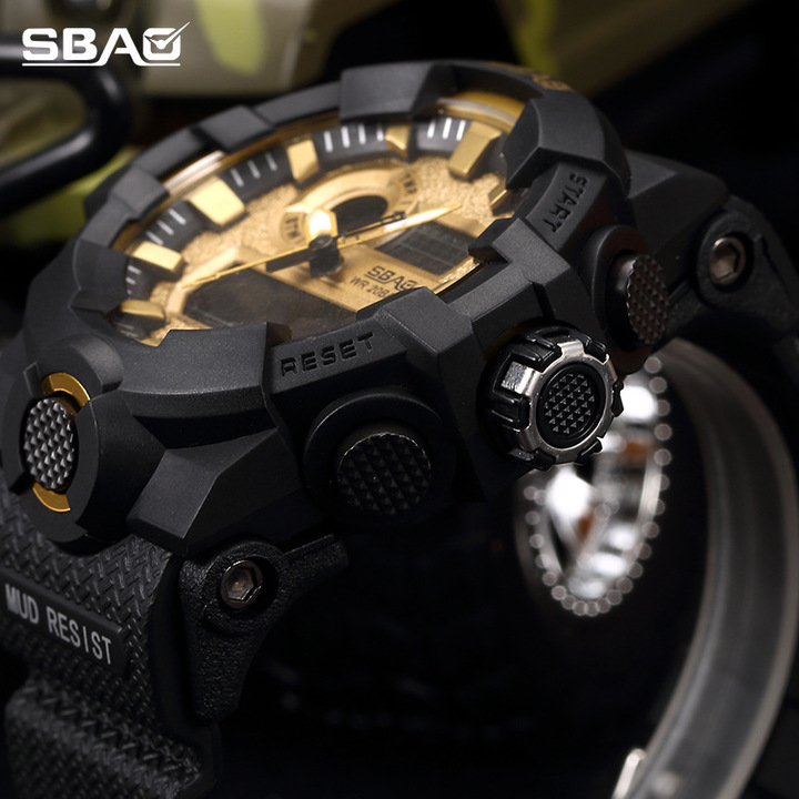 M&amp;J Curren Quartz Black Vogue Business Military Man Men's Watches 3ATM Waterproof Sport Watch