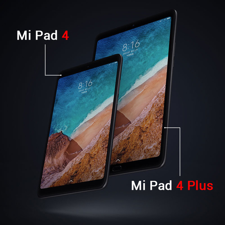 Refurbished Multi-language Xiaomi Mi Pad 4 Plus 10.1Inch 64GB/128GB Tablets 4 Snapdragon 660 AIE 8620mAh  13MP