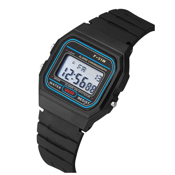 Vintage Sports Watches Best Sell for Unisex Gold Silver Digital Wrist Watches