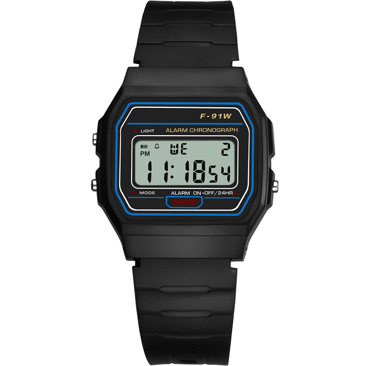 Vintage Sports Watches Best Sell for Unisex Gold Silver Digital Wrist Watches