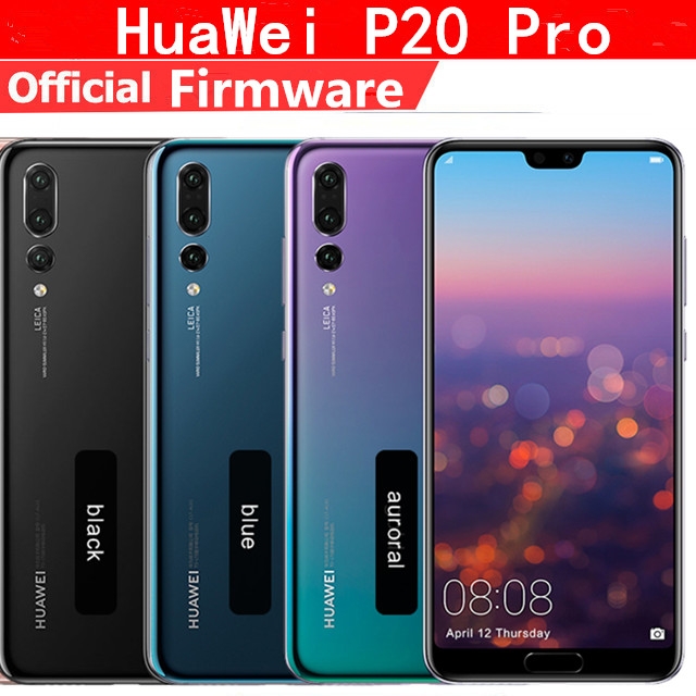 Refurbished HuaWei P20 Pro 4G LTE  6G+128GB 6.1" Mobile Phone Kirin 970 Android 8.1