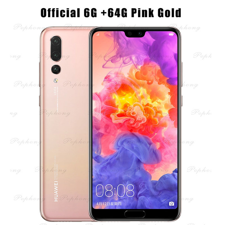 Refurbished Huawei P20 Pro 6GB +64G 128G 256G Smartphone 40MP 6.1 inch Screen SuperCharge NFC