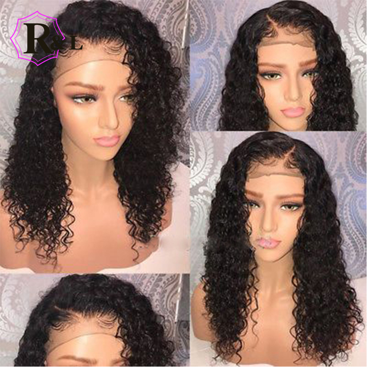 Curly Wig Brazilian Lace Front Human Hair Wigs Lace Front Wig Remy Hair Pre Plucked Bleached Knots