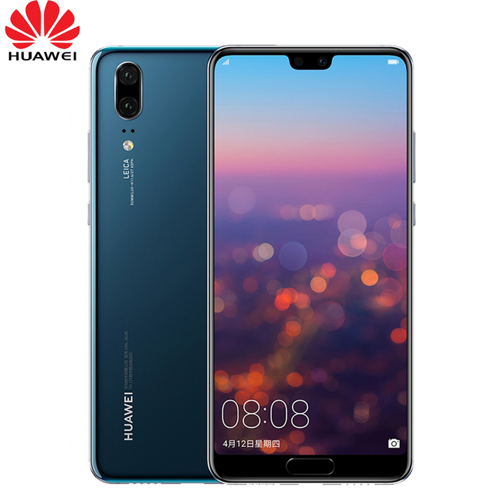 Refurbished smartphone Huawei P20 4GB+64G/128GB Dual Rear Camera 5.8 inch Full Screen SuperCharge
