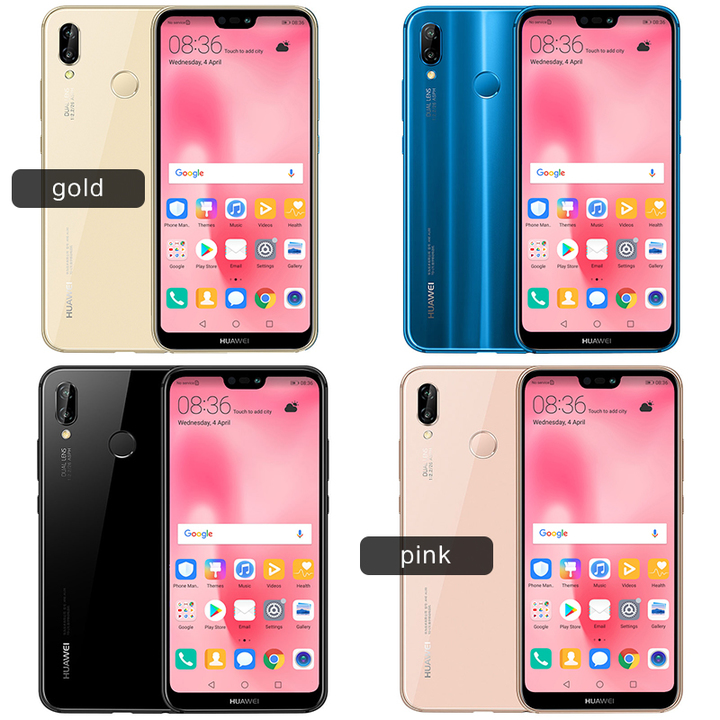 Refurbished Huawei P20 Lite Nova 3e 4GB+64G/128GB 5.84"  24MP camera 2280*1080P Face ID Mobile Phone