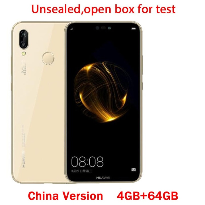 Refurbished Huawei P20 Lite Nova 3e 4GB+64G/128GB 5.84"  24MP camera 2280*1080P Face ID Mobile Phone
