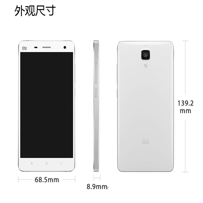 Refurbished Unlocked Xiaomi 4S smartphone 5” 1080P 13MP+5MP 3GB+16/64GB Fashion phone