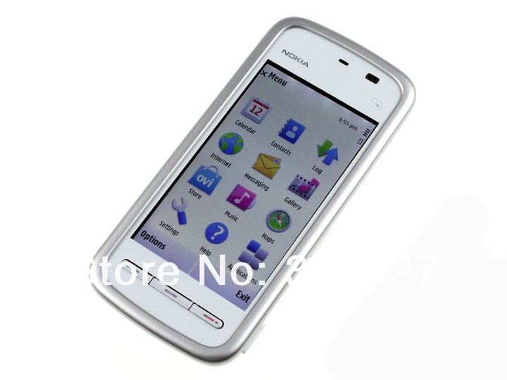Refurbished smartphone Nokia 5230 GPS 3G 3.2" Bluetooth JAVA 2MP Unlocked Mobile Phone