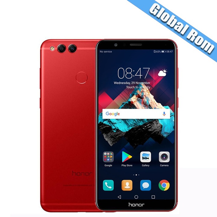 Refurbished Huawei Honor 7X 4G+32/64/128G 5.93" Full Screen  Mobile Phone Dual Rear Cameras 3340mAh