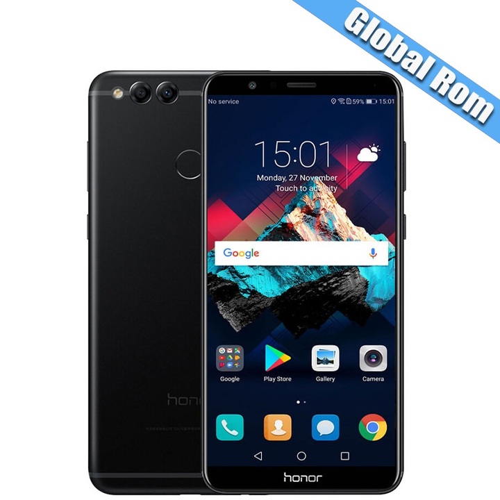 Refurbished Huawei Honor 7X 4G+32/64/128G 5.93" Full Screen  Mobile Phone Dual Rear Cameras 3340mAh