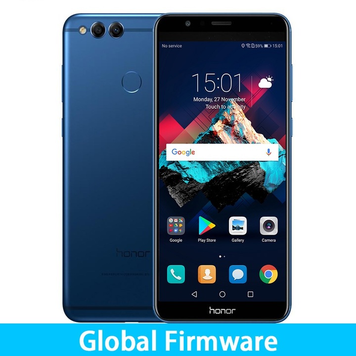Refurbished Huawei Honor 7X 4G+32/64/128G 5.93" Full Screen  Mobile Phone Dual Rear Cameras 3340mAh