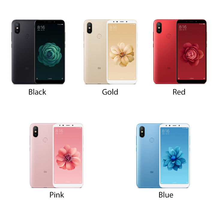 Refurbished Xiaomi Mi 6X Mi6X 5.99" FHD 4/6GB+32/64GB 4G LTE 20.0MP Metal Body Mobile Phone