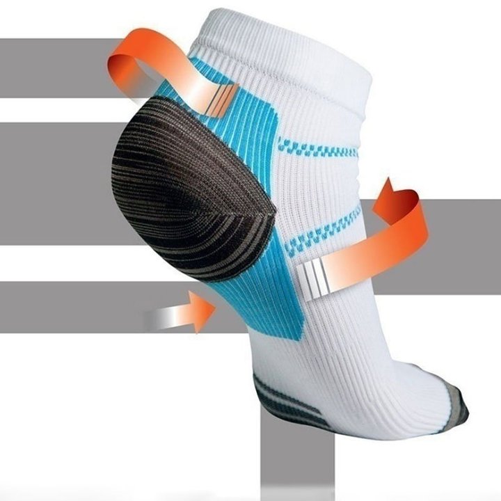 10Pairs Compression Socks Plantar Fasciitis Air Travel Foot Heel Pain Relief Socks
