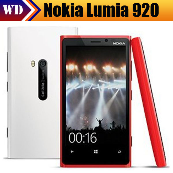 Refurbished Nokia lumia 920 smarphones 4.5 polegada tela dual core 32g ROM 1g ram one sim card