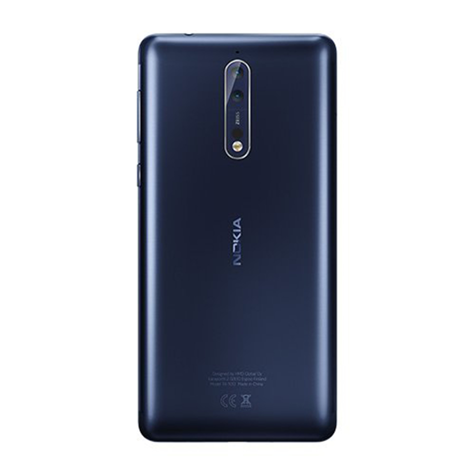 Refurbished Nokia 8  Mobile Phone 4GB RAM 64GB ROM 5.3" Snapdragon 835 Dual 13MP Camera NFC 4G phone