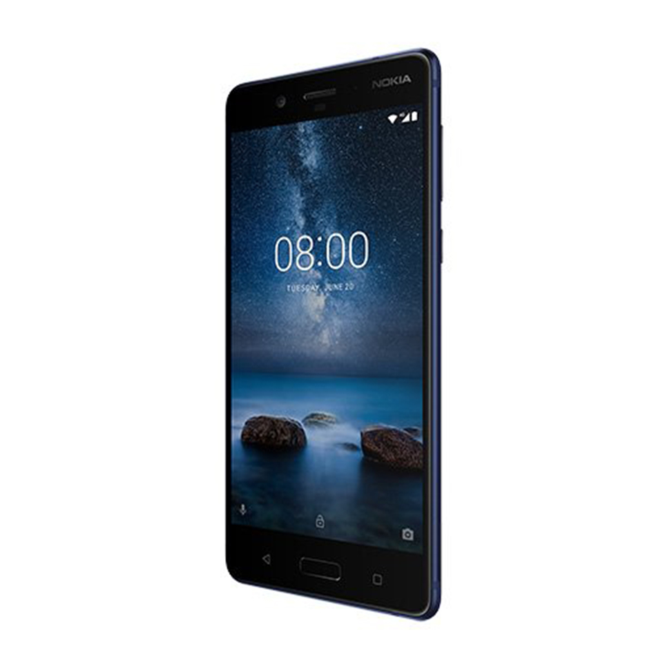 Refurbished Nokia 8  Mobile Phone 4GB RAM 64GB ROM 5.3" Snapdragon 835 Dual 13MP Camera NFC 4G phone