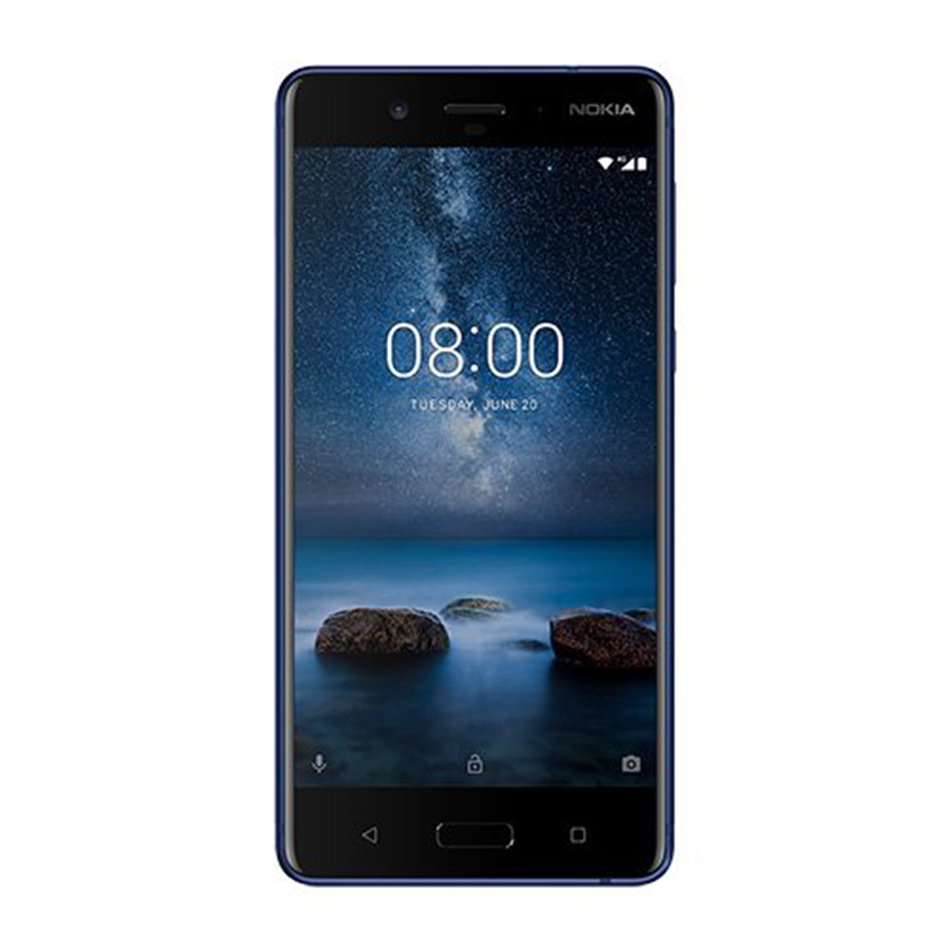 Refurbished Nokia 8  Mobile Phone 4GB RAM 64GB ROM 5.3" Snapdragon 835 Dual 13MP Camera NFC 4G phone