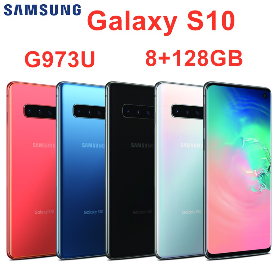 Refurbished Samsung Galaxy S10 6.1" 4G Phone 8GB RAM 128GB ROM  3 rear Camera 3400mAh NFC Phone