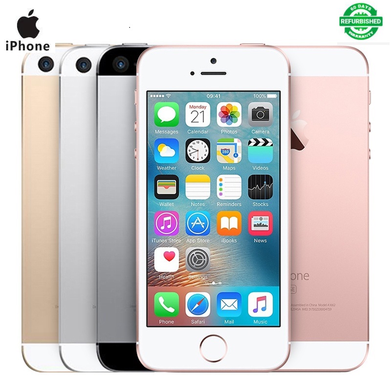 Refurbished 64G Unlocked Apple iPhone SE 4G LTE with Fingerprint unlock 2G+64GB 12.0MP Smartphone